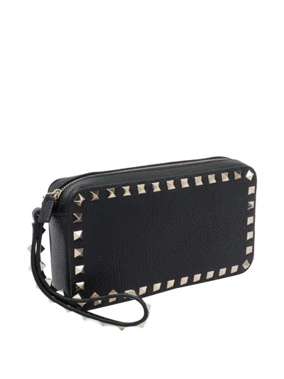 Valentino Stud-embellished Zip-closure Bag