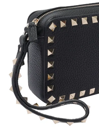 Valentino Stud-embellished Zip-closure Bag