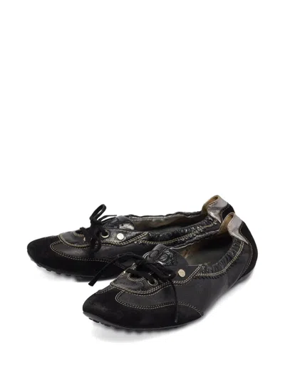 Pre-owned Tod's Vintage 2023 Bow-embellished Ballet Flats