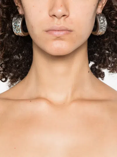 Jean Paul Gaultier Logo-embellished Earrings