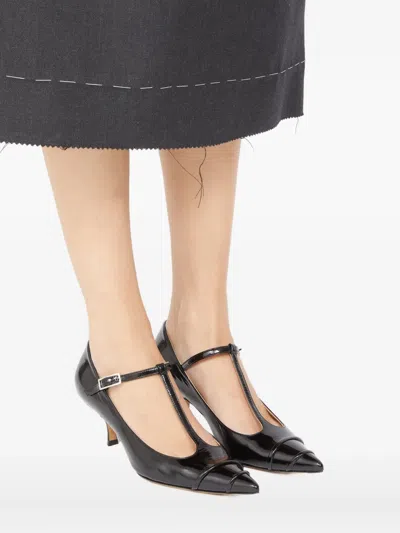 Maison Margiela 55mm Kinkies Patent-leather T-bar Pumps