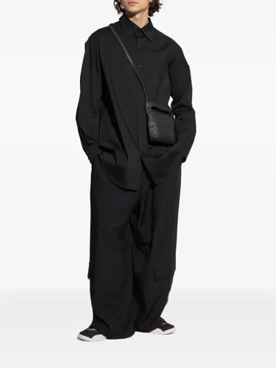 Y-3 Button-fastening Shirt In Black