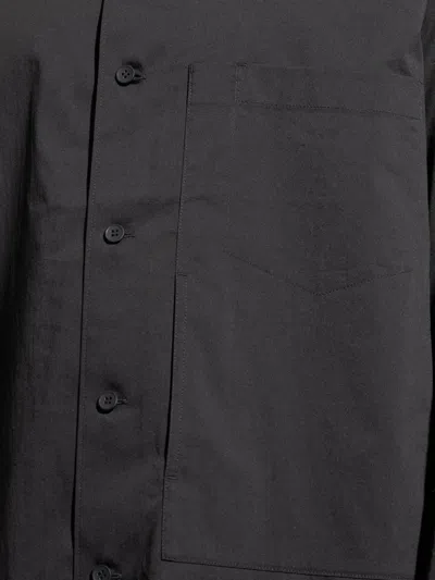 Y-3 Button-fastening Shirt In Black