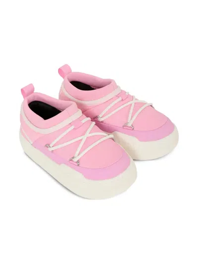 Moon Boot Girls Jr Park Icon Trainers In Pink