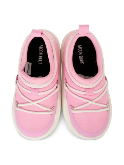 Moon Boot Girls Jr Park Icon Trainers In Pink