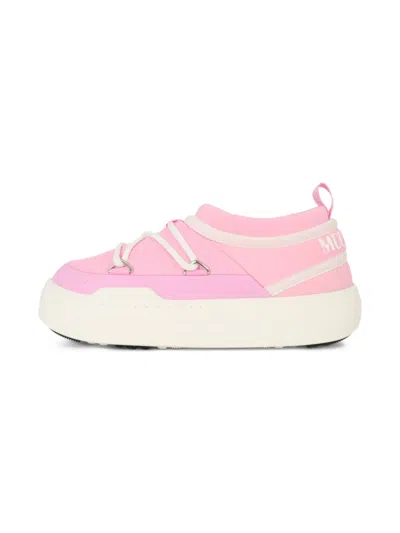 Moon Boot Girls Jr Park Icon Trainers In Pink