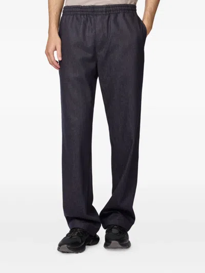 Tod's Elastic-waist Trousers In Black
