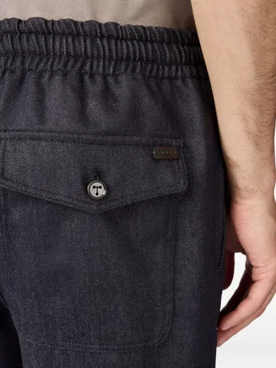 Tod's Elastic-waist Trousers In Black