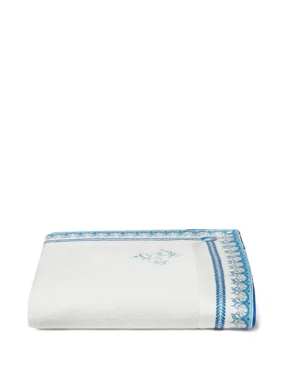 Versace Border-print Towel (195cm X 145cm)