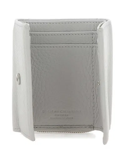 Gianni Chiarini Leather Zip-around Wallet In Blue