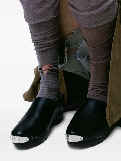 Enfants Riches Deprimes Studded Leather Clog