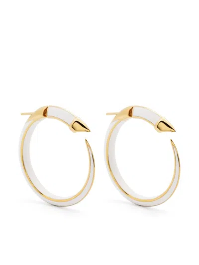 Shaun Leane Large Sabre Solis Hoop Earrings In Gold