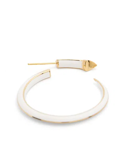 Shaun Leane Large Sabre Solis Hoop Earrings In Gold
