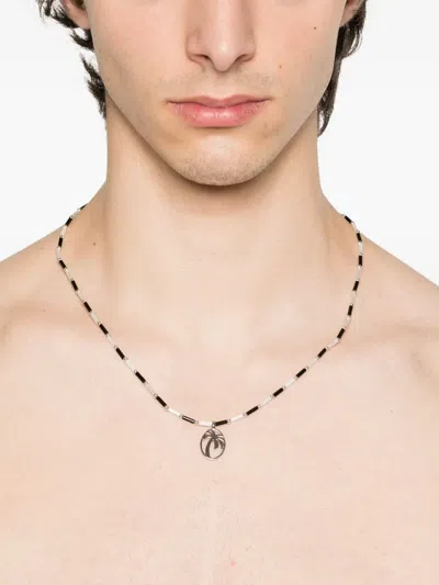 Palm Angels Palm-tree Beaded Necklace