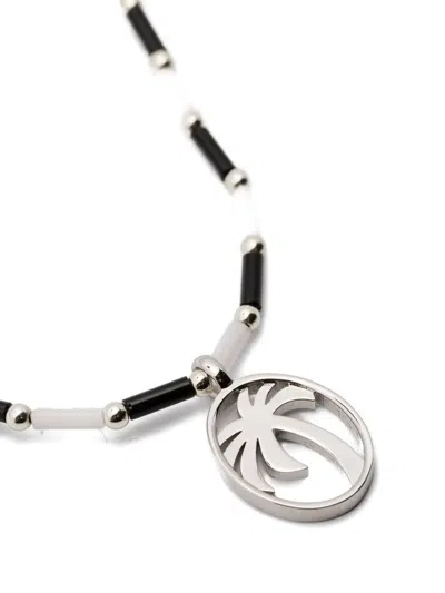 Palm Angels Palm-tree Beaded Necklace