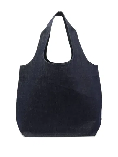 Apc Large Ninon Denim Tote Bag