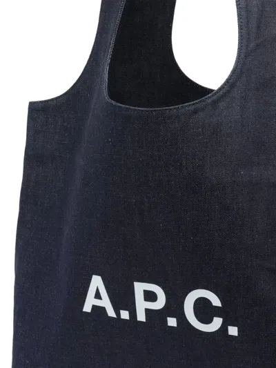 Apc Large Ninon Denim Tote Bag