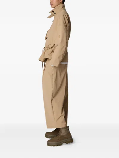 Save The Duck Elasticated-waist Trousers In Nude