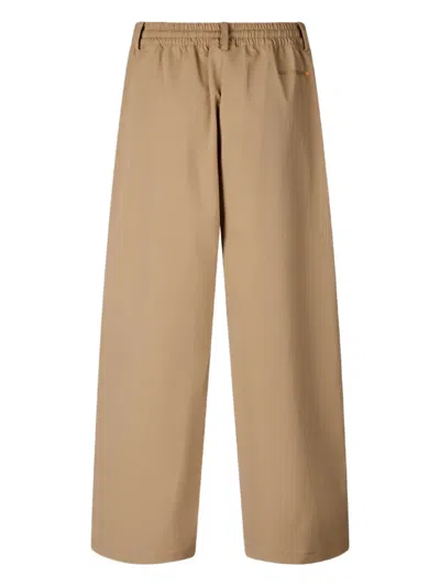 Save The Duck Elasticated-waist Trousers In Nude