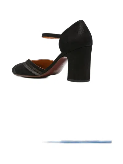 Chie Mihara 80mm Ankle-strap Block-heel Pumps