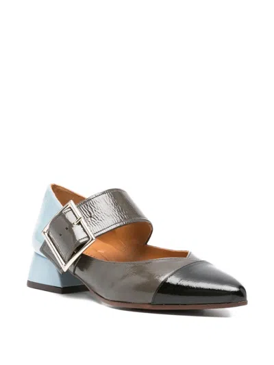 Chie Mihara 35mm Buckle-strap Block-heel Pumps