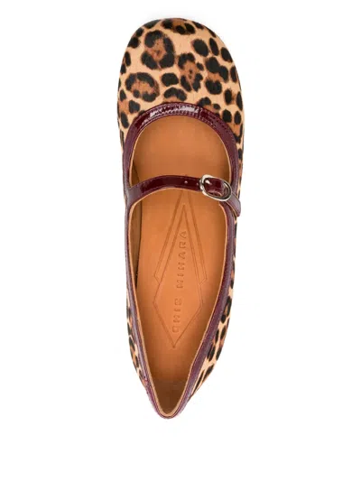 Chie Mihara 60mm Leopard-print Block-heel Pumps
