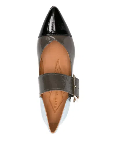 Chie Mihara 35mm Buckle-strap Block-heel Pumps