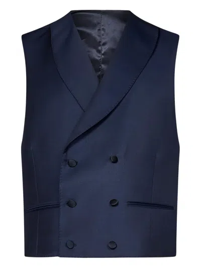Franzese Collection Franzese Napoli Stefano De Martino Model Suit In Blue