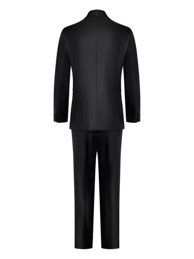 Franzese Collection Franzese Napoli Stefano De Martino Model Suit In Black