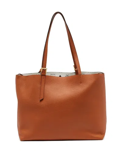 Pre-owned Mcm 2024 Himmel Tote Bag In Brown