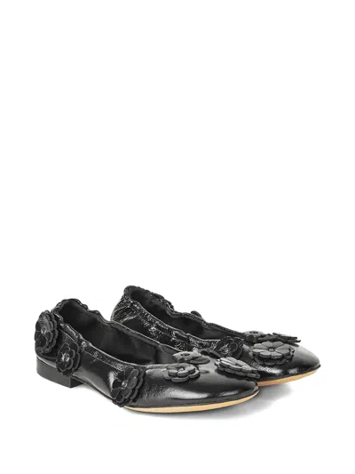 Cecilie Bahnsen Brielle Flower-embellished Ballet Flats