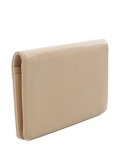 Pre-owned Chanel 2012-2013 Coco Mark Wallet In Neutral