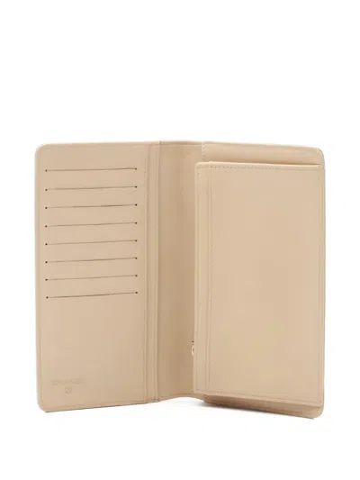 Pre-owned Chanel 2012-2013 Coco Mark Wallet In Neutral