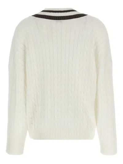 Brunello Cucinelli Cable-knit V-neck Jumper