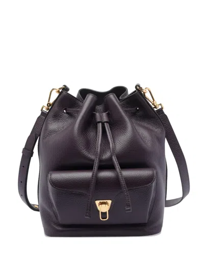 Coccinelle Bucket Bag Drawstring Closure