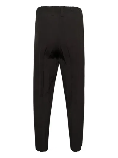 Issey Miyake Pleated Trousers In Brown