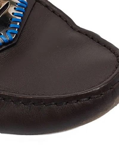 Pre-owned Tod's Vintage  Leather Stitching Loafers In Brown