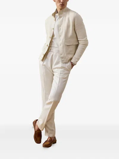 Ralph Lauren Buttoned Bomber Jacket