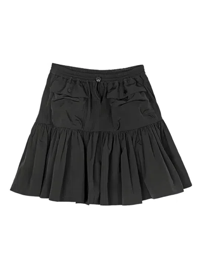 Cecilie Bahnsen Blair Ruffled Two-pocket Mini Skirt In Black