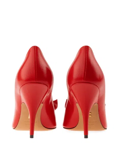 Ferragamo 70mm Bow Pointed-toe Pumps