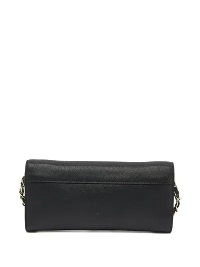 Pre-owned Dkny Vintage 2024 Leather Flap Wallet