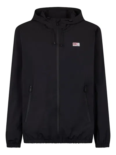 Mc2 Saint Barth Hooded Jacket In Black