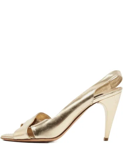 Pre-owned Louis Vuitton 2023 90mm Barbara Sandals