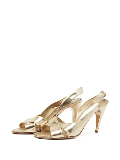 Pre-owned Louis Vuitton 2023 90mm Barbara Sandals
