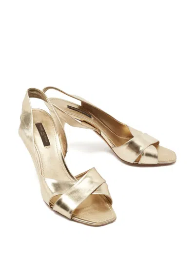 Pre-owned Louis Vuitton 2023 90mm Barbara Sandals