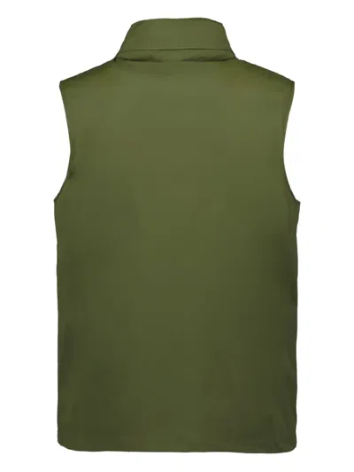 K-way Valen Zip-fastening Gilet In Green