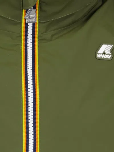 K-way Valen Zip-fastening Gilet In Green