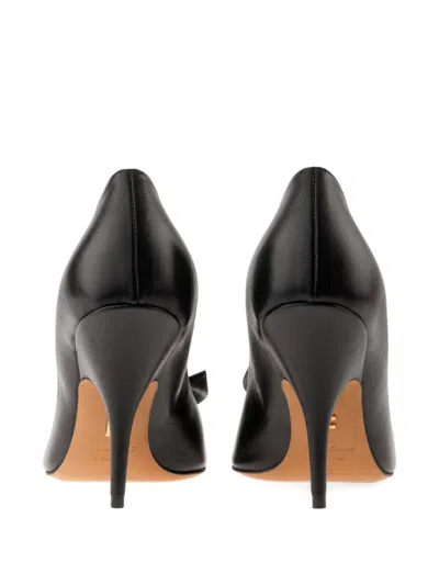 Ferragamo Stylish Pumps With Pointed Toe And Bow