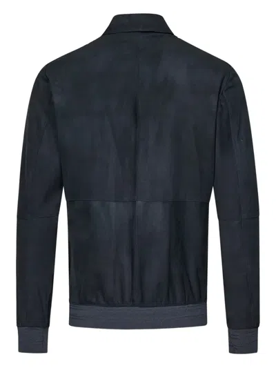 Franzese Collection Franzese Napoli Brad Pitt Jacket In Blue