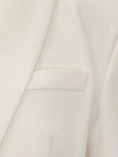 Pinko Single-breasted Blazer In White